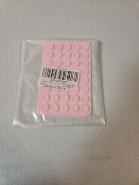 QxbBox Silicone Phone Grip Pad Light Pink Non Slip Suction‎ Holder Mat New